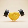 Cartoon Handshake